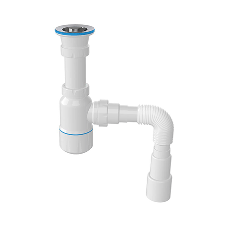 Сифон для умивальника Nova 1051 d70 мм гофра d 40/50 мм